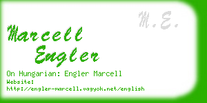 marcell engler business card